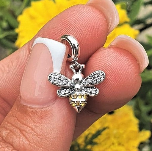 Sterling silver deals bee charm