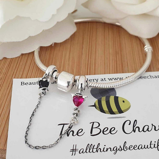 Angel & Demon Safety Chain - The Bee Charm