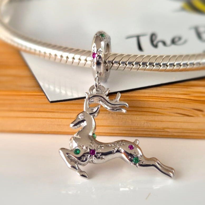 Christmas Reindeer Charm - Pre order item - The Bee Charm