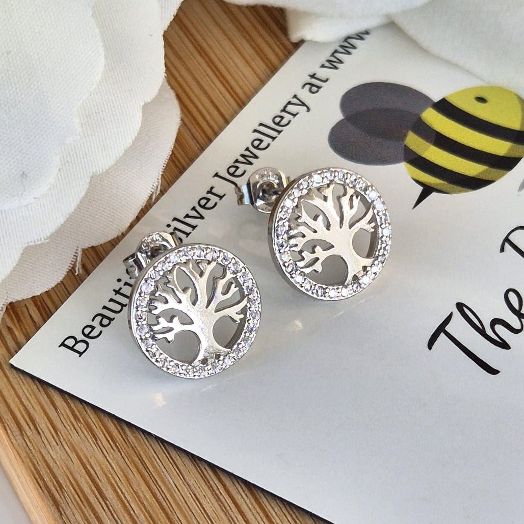 Family Tree Earrings - The Bee Charm