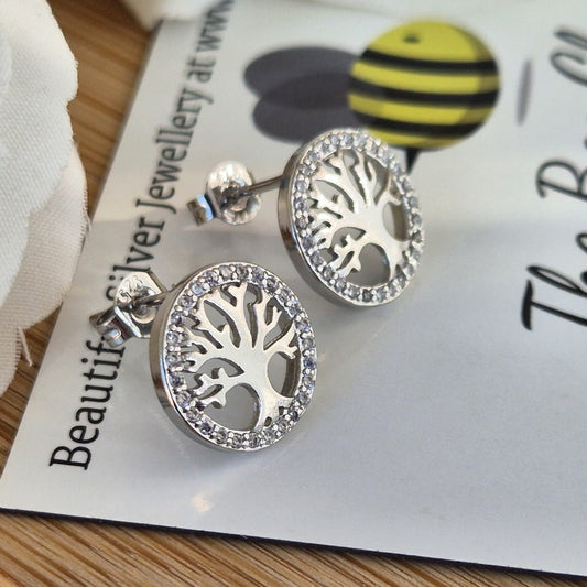 Family Tree Earrings - The Bee Charm