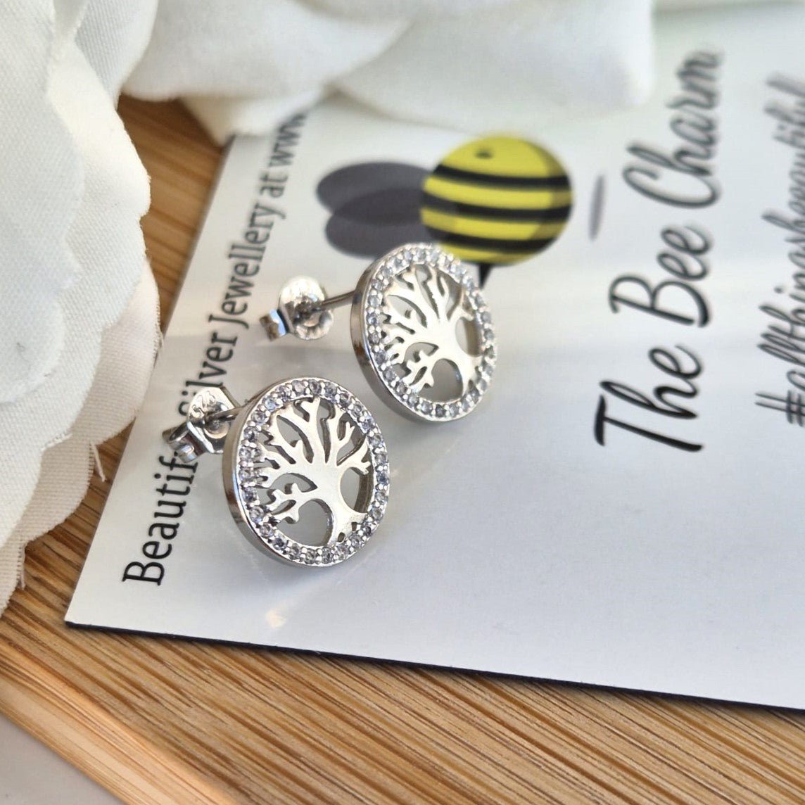 Family Tree Earrings - The Bee Charm