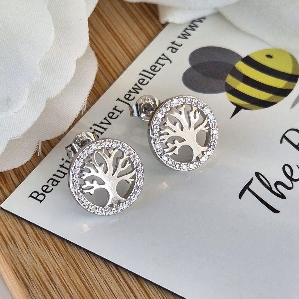 Family Tree Earrings - The Bee Charm