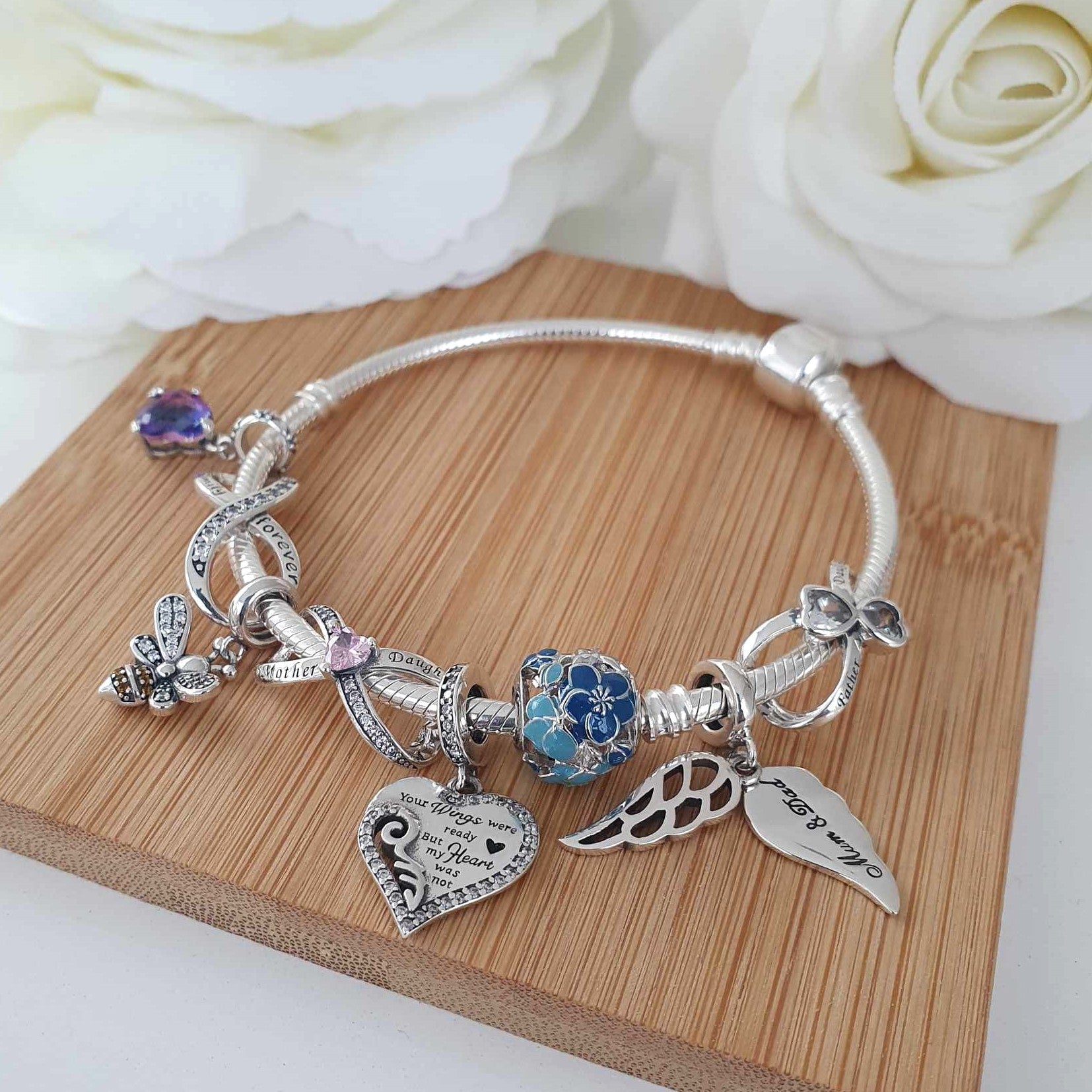 Pandora 2024 bracelet with charms