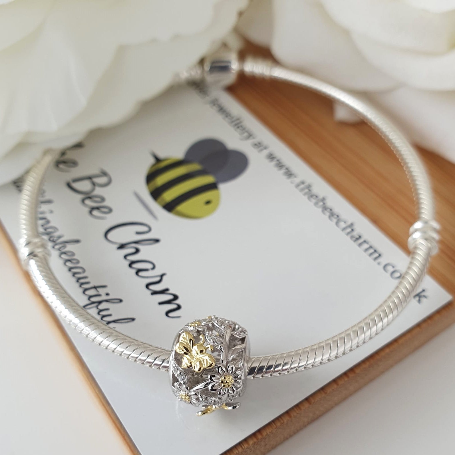 Golden Bee Charm - The Bee Charm