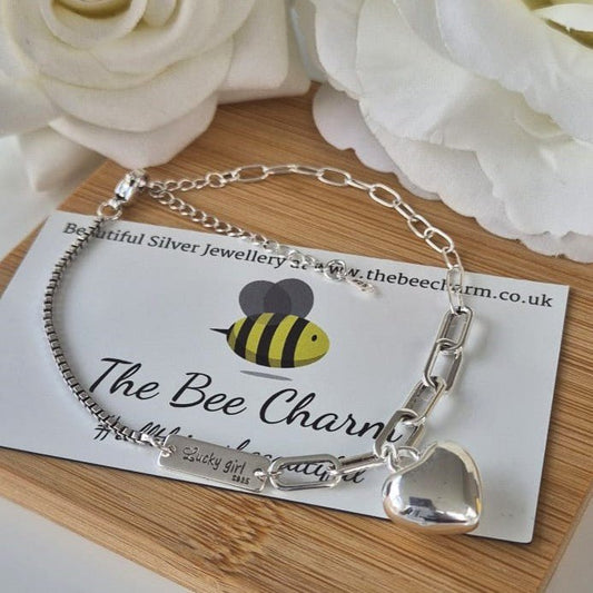 Heart Anklet - The Bee Charm