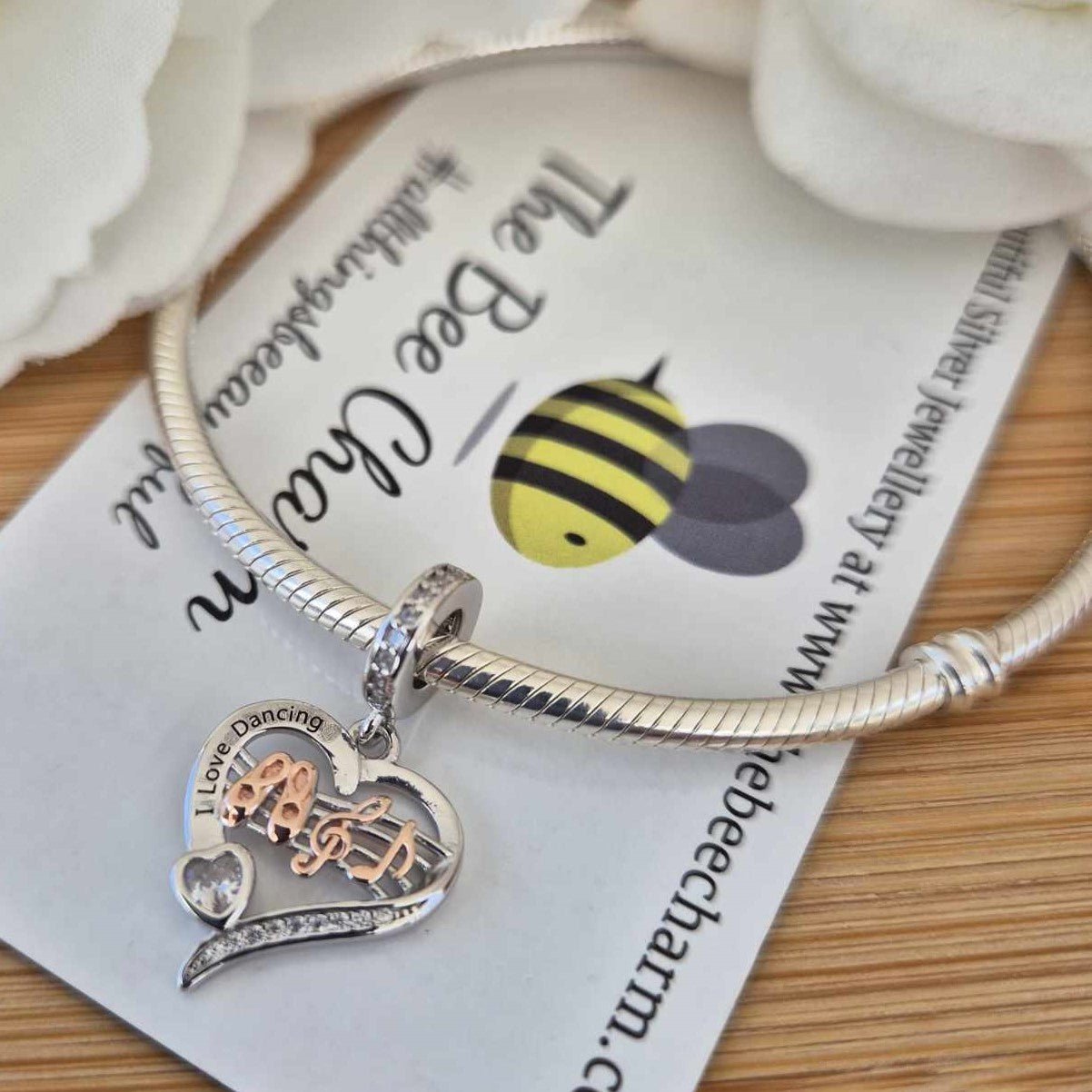 Love To Dance Charm - The Bee Charm