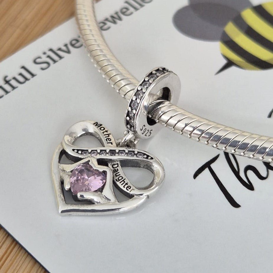 Mother and Daughter Charm - The Bee Charm