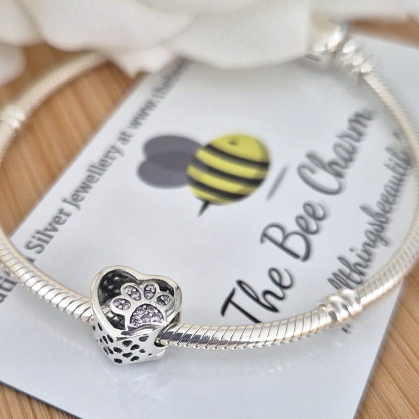 Paw Charm (Blush) - The Bee Charm