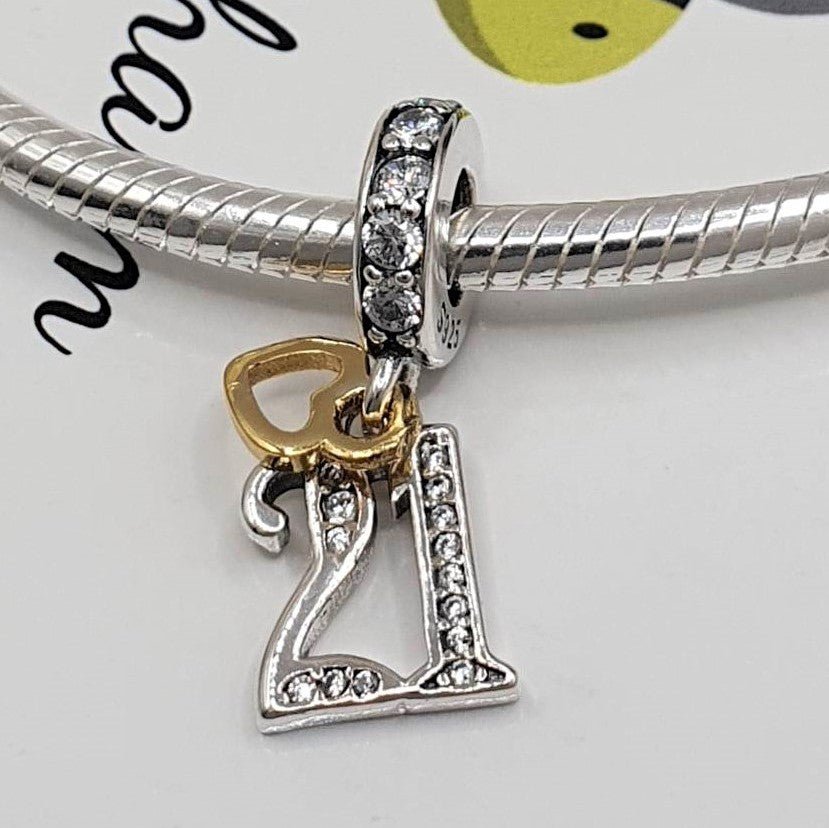 Pandora 21st 2025 birthday charm