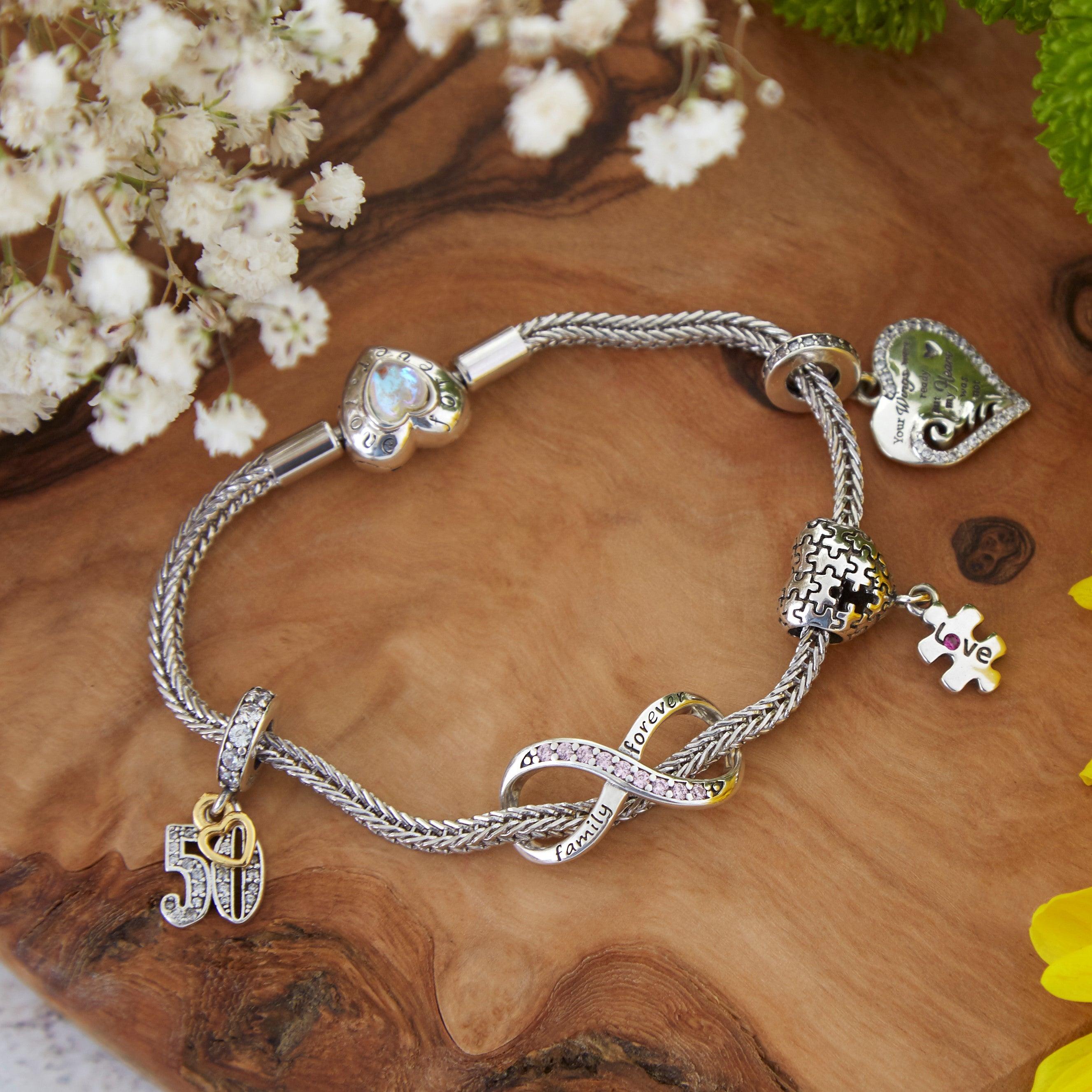 Pandora family puzzle on sale charm