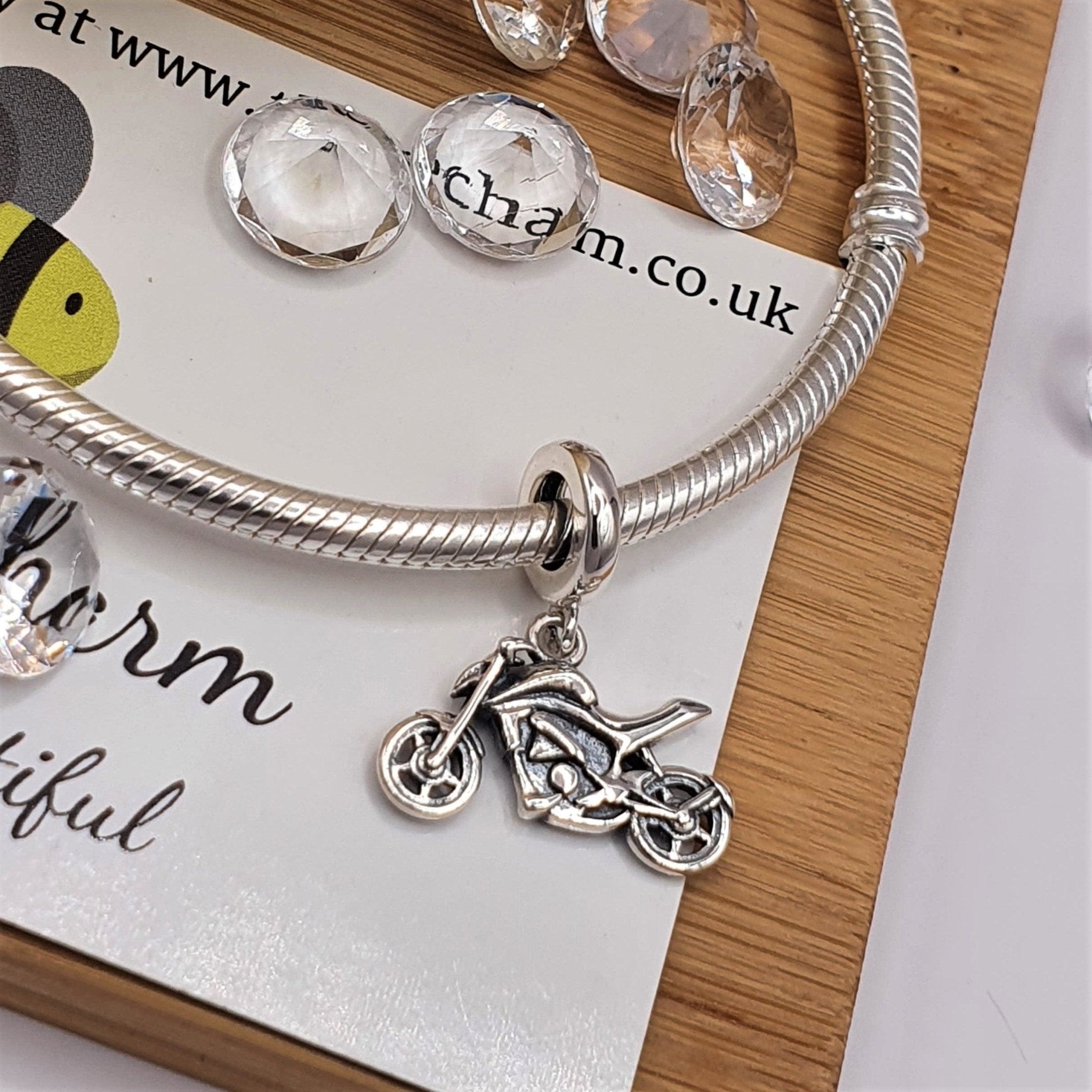 Pandora on sale motorbike charm